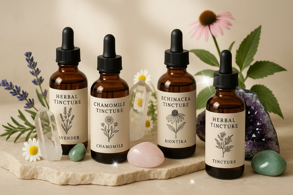 Product line with crystals